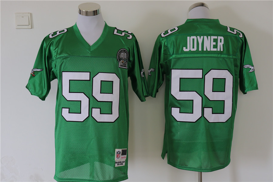 Men's Philadelphia Eagles Seth Joyner Mitchell & Ness Kelly Green Legacy Jersey